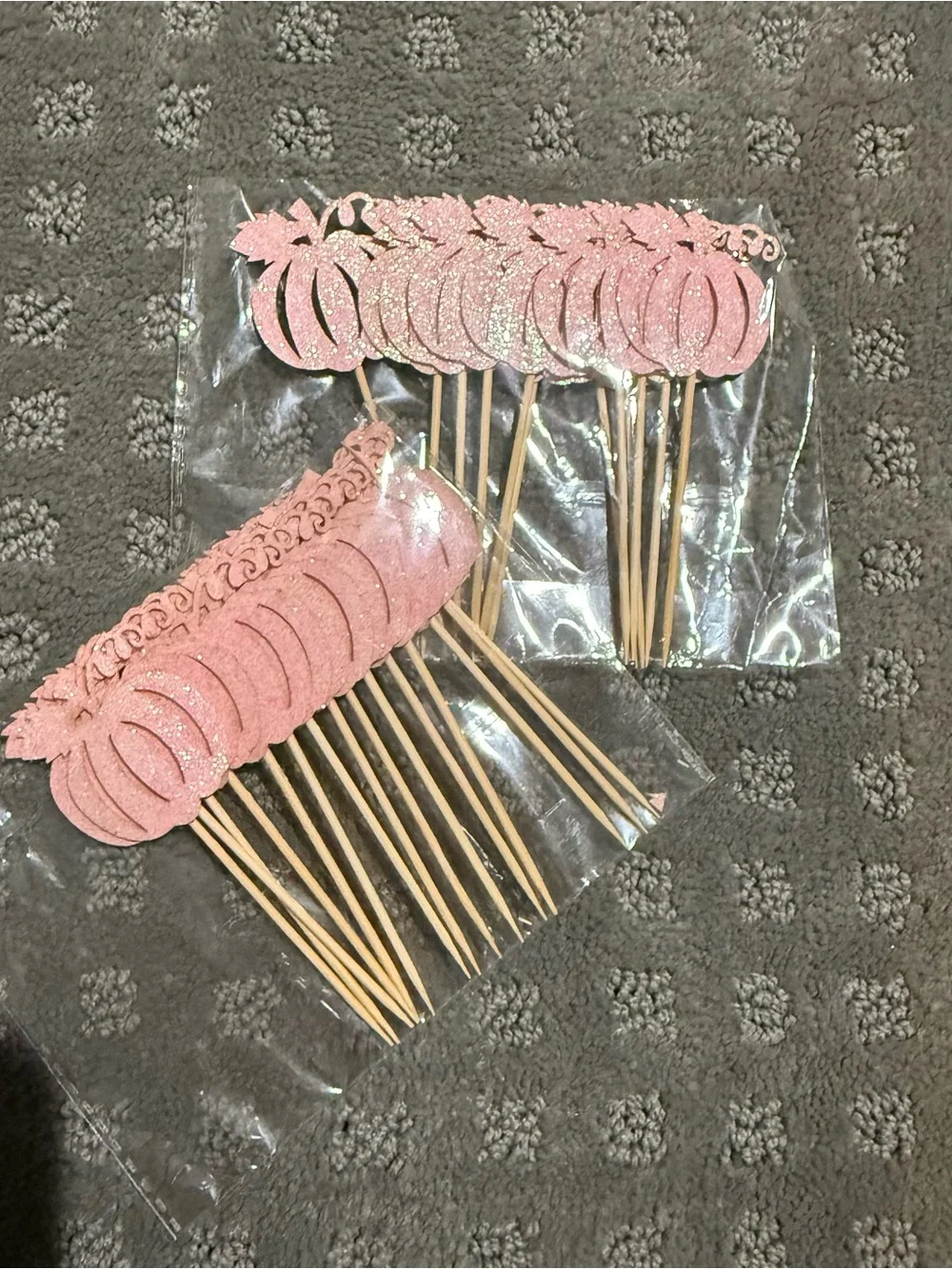 Our Little Pumpkin Floral First Birthday Lot (backdrop, banner, cupcake toppers)